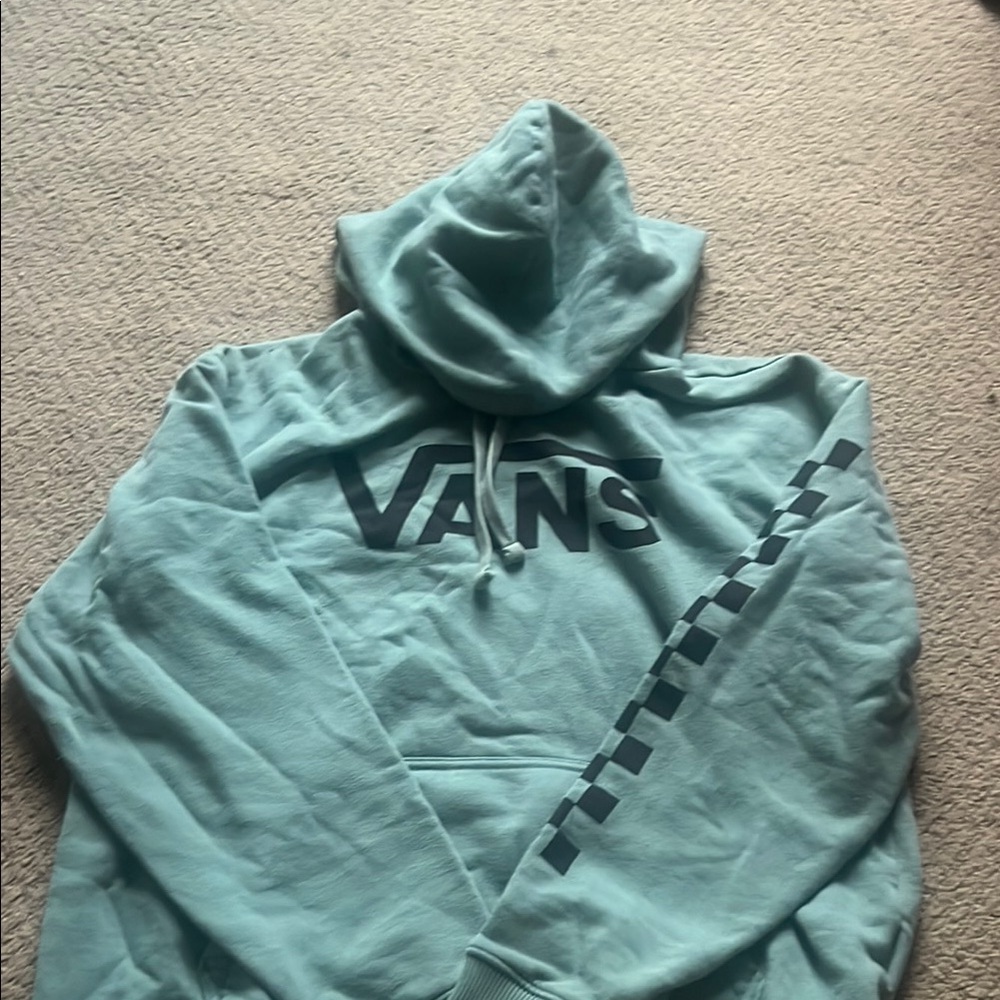 Vans Light Green Hoodie with Logo